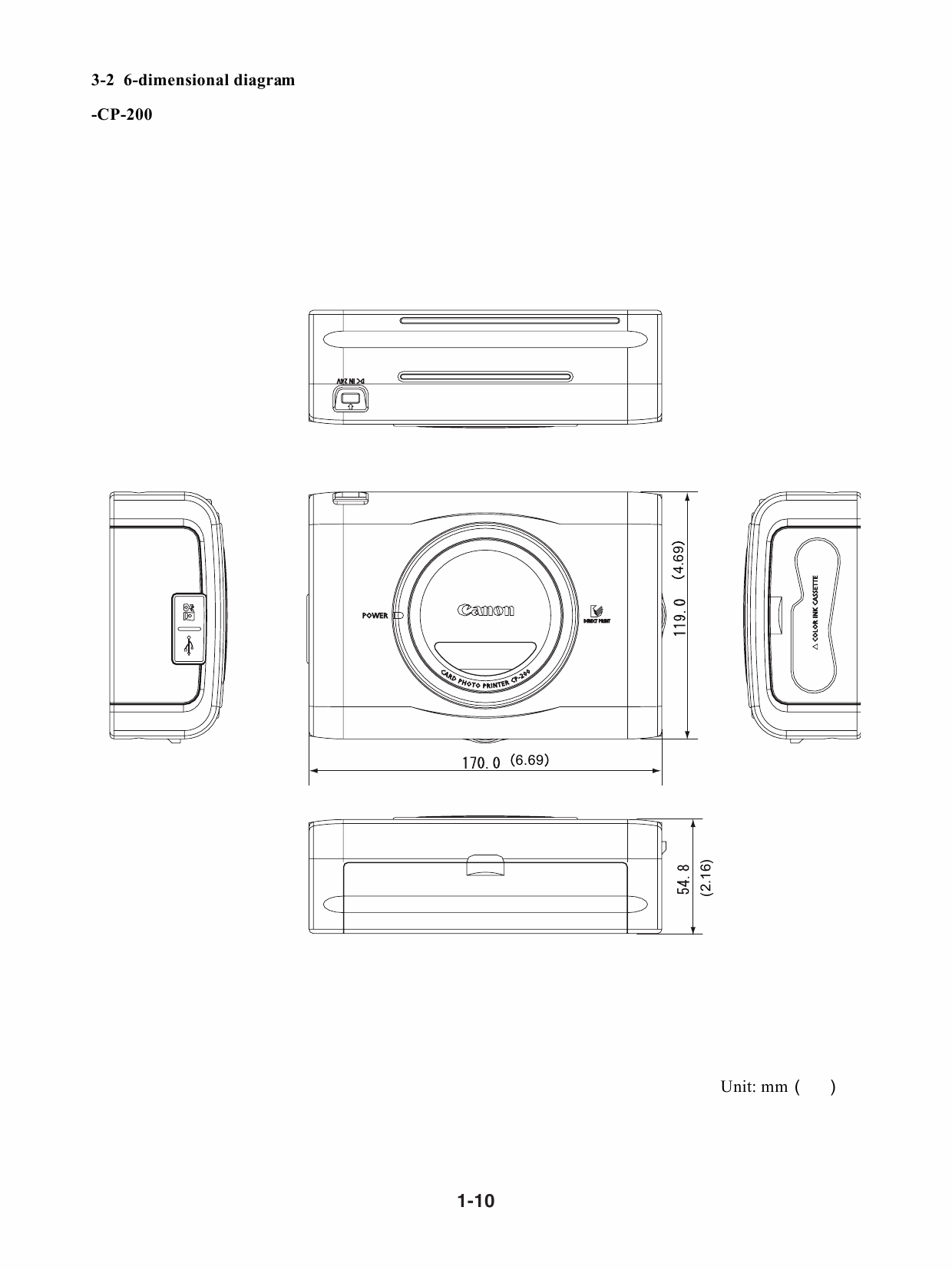 Canon SELPHY CP300 Service Manual-3